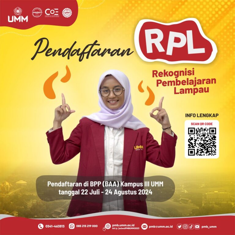 Fakultas Vokasi UMM Buka Program RPL, Lanjutkan Pendidikan Lebih Cepat dengan Biaya Terjangkau