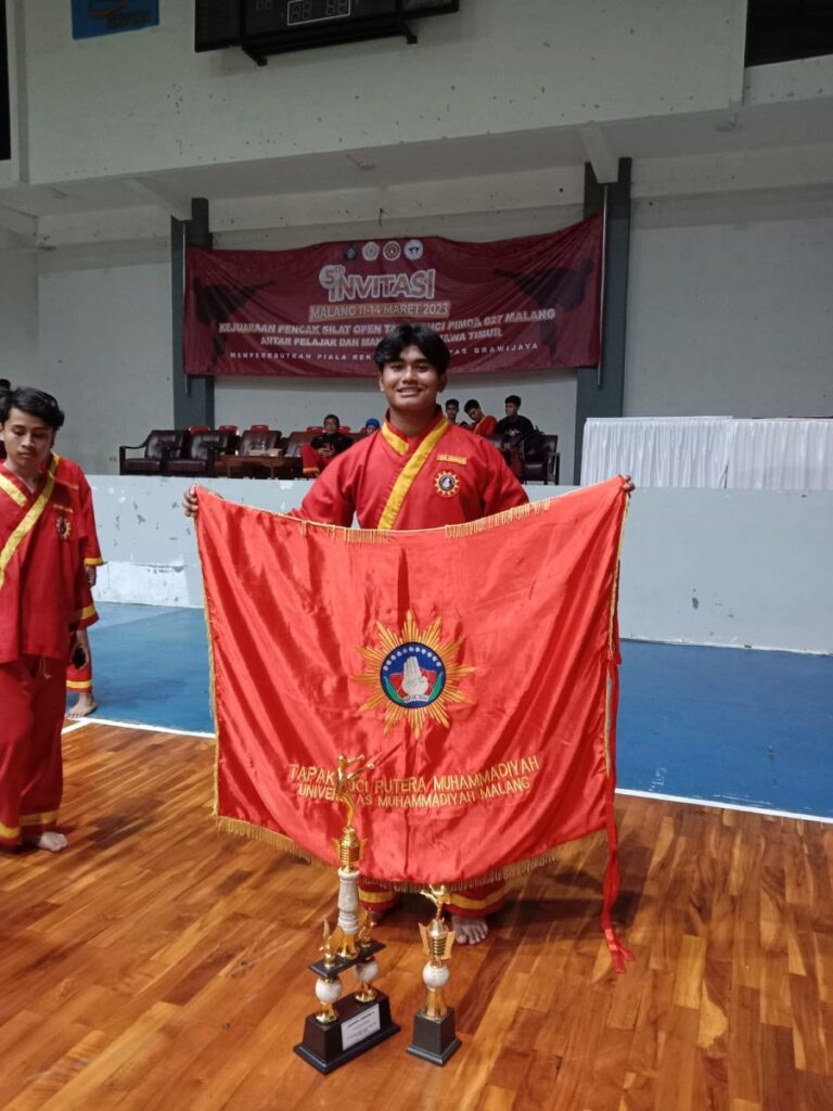 Mahasiswa Vokasi Prodi D4 Agribisnis Unggas UMM Guncang Gedung Pertamina Universitas Brawijaya Lewat Kejurda Pencak Silat Se Jawa Timur