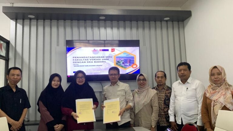 Teken MoU dengan Dea Bakery, Vokasi UMM Dorong Lulusan Berani Jadi Entreprenur